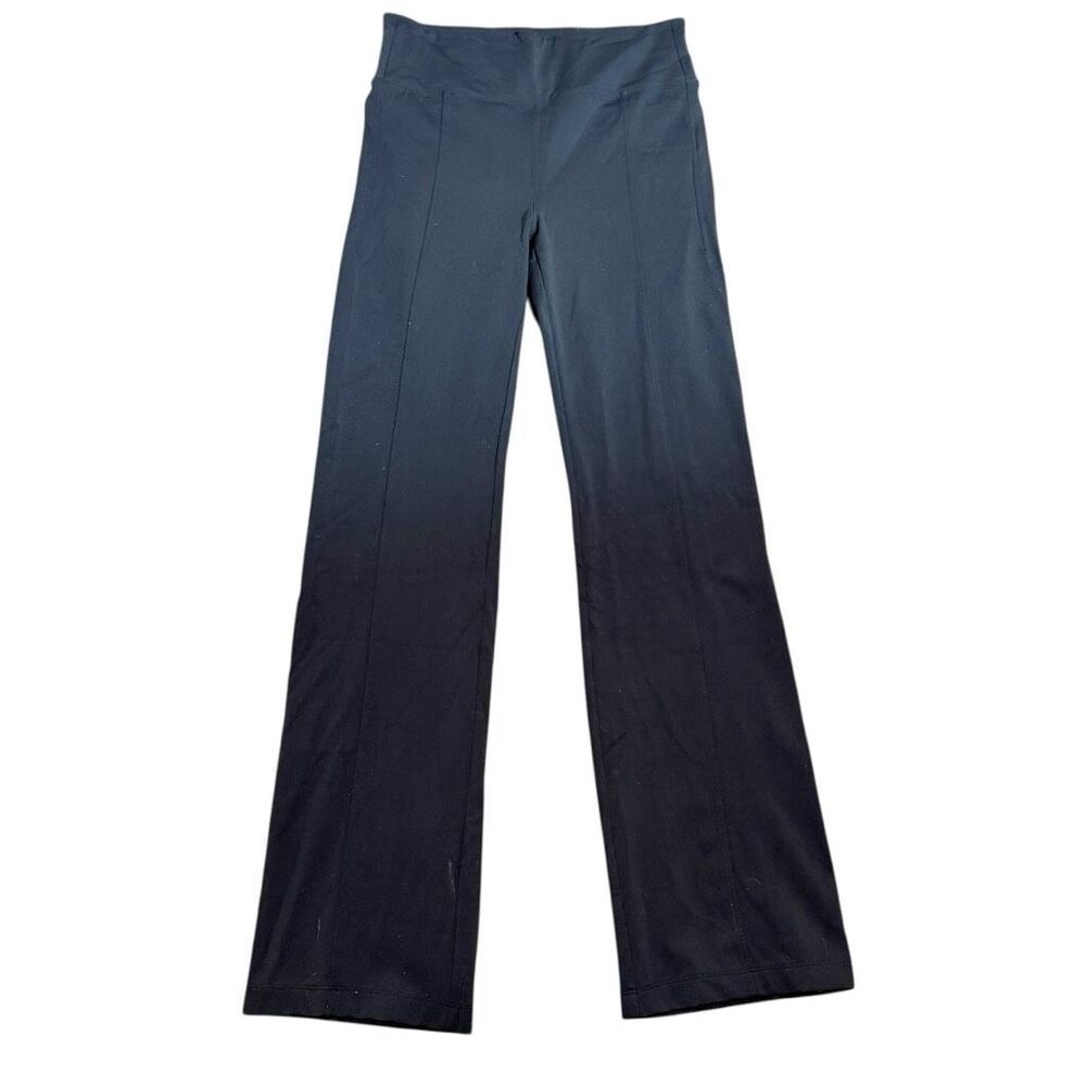 Athleta Delancey Straight Leg Black 882707 Travel Commute Pull On Pants Small